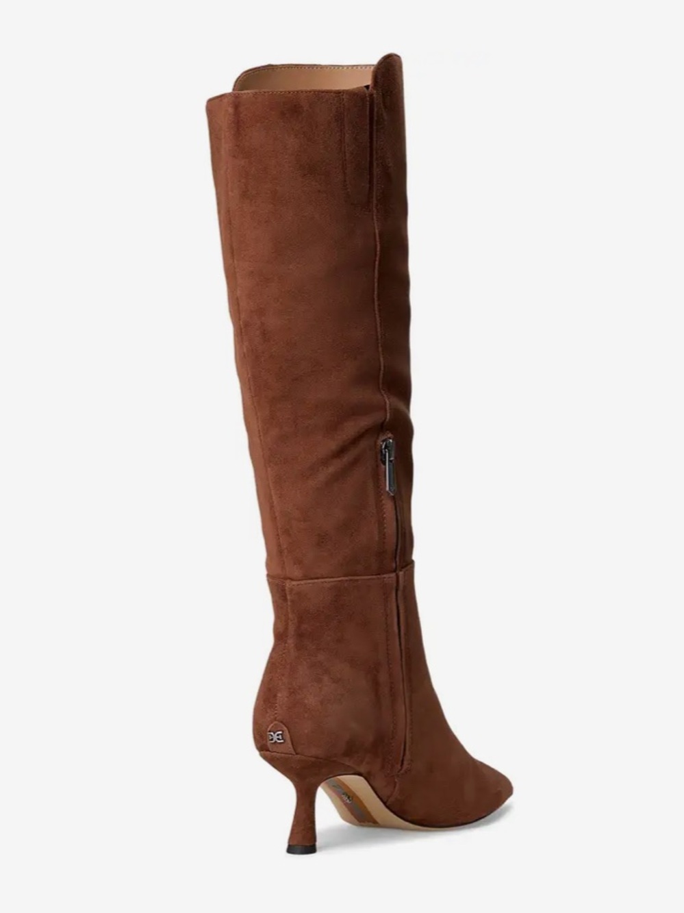 Sam Edelman Taylin Toffee Suede Knee-High Pointed-Toe Boots - Picture 2 of 5